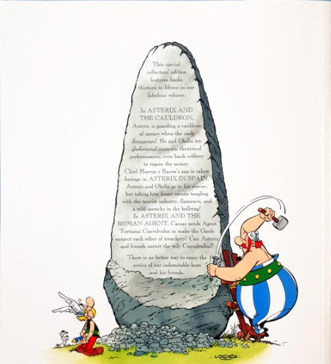 Asterix Omnibus 5 Books 13 14 & 15 Asterix And The Cauldron Asterix In Spain Asterix And The Roman Agent