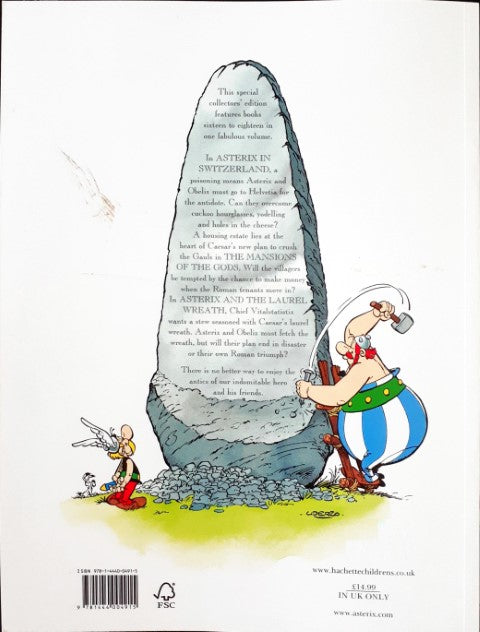 Asterix Omnibus 6 Books 16 17 & 18 Asterix In Switzerland The Mansions Of The Gods Asterix And The Laurel Wreath
