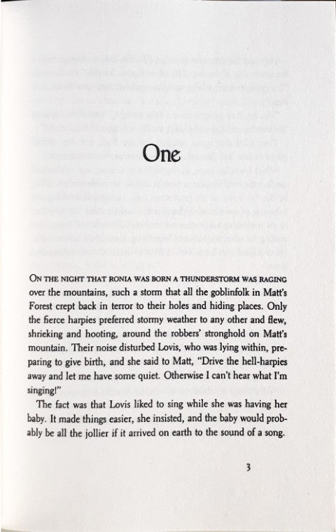 Ronia The Robber's Daughter