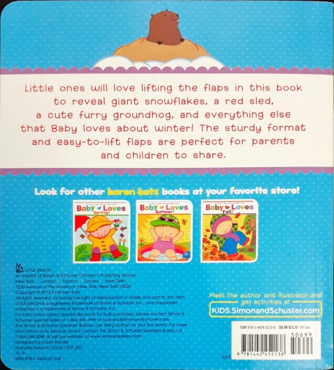 Baby Loves Winter - A Karen Katz Lift The Flap Book