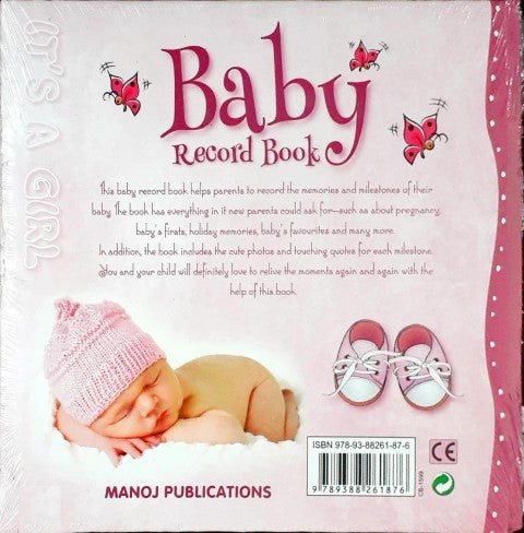 Baby Record Book It's A Girl