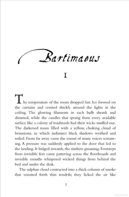Bartimaeus The Amulet Of Samarkand Bartimaeus Trilogy Book 1