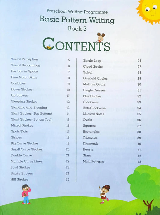 Basic Pattern Writing : A Preschool Writing Programme - Book 3