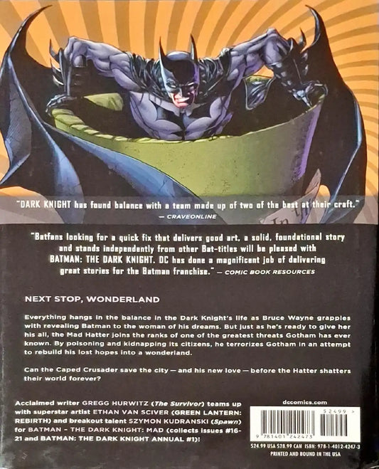DC Batman: The Dark Knight, Volume 3 - Mad | Hardcover