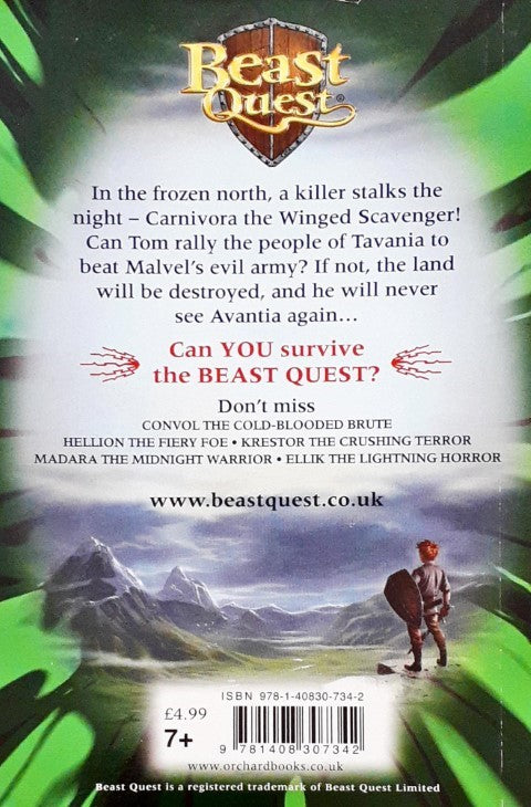Beast Quest The Lost World Carnivora The Winged Scavenger Beast Quest 42 Collector Cards Inside