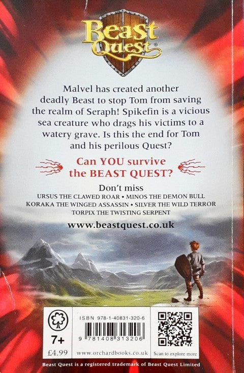 Beast Quest The Warlocks Staff Spikefin The Water King Beast Quest 53 Collector Cards Inside