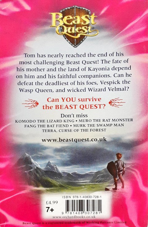 Beast Quest The World of Chaos Vespick The Wasp Queen Beast Quest 36