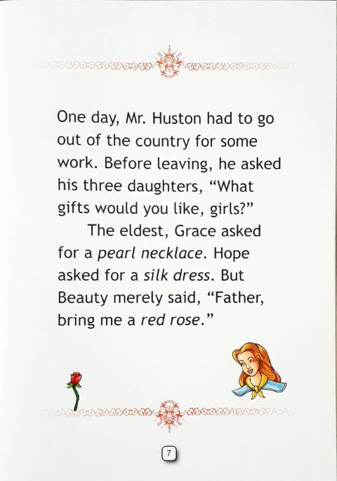 Beauty & The Beast - Graded English Readers Level 4