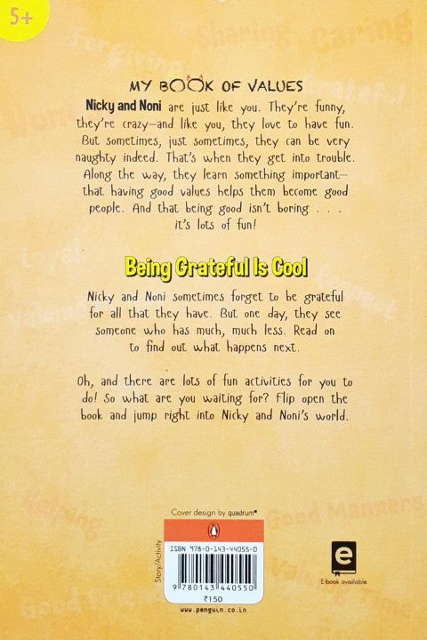 Being Grateful Is Cool Story And Activity Book