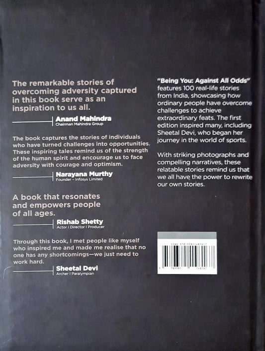Being You : Against All Odds - 100 inspiring stories from India