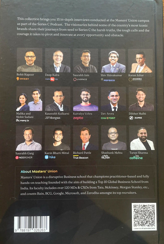 Best Of Series C : Interviews With India’s Leading Founders And Changemakers At Masters’ Union | Hardcover