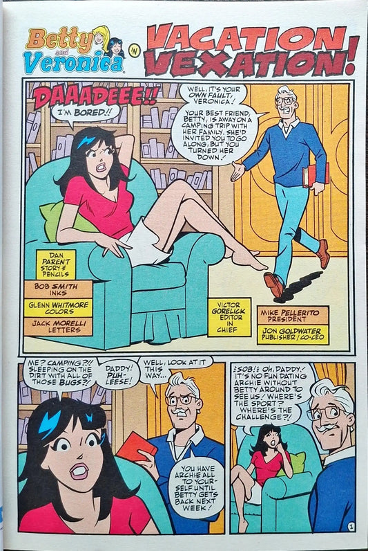 Betty and Veronica Comics Double Digest : The Archie Library #254