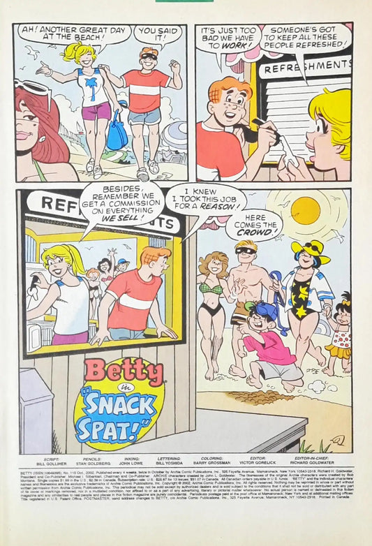 Betty : Archie Comics 60th Anniversary No. 115