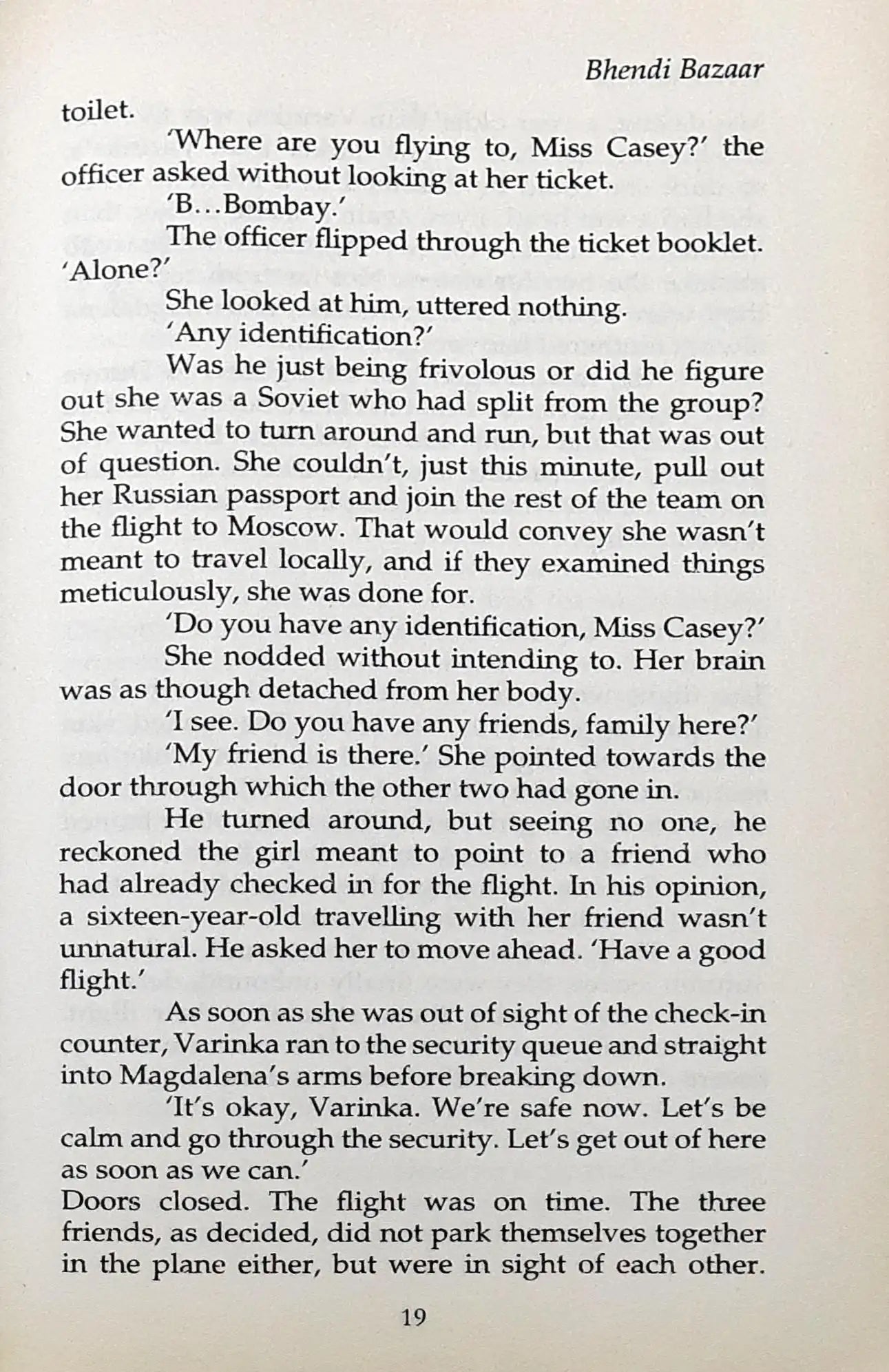 A Rita Ferreira Thriller #1 : Bhendi Bazaar (P)