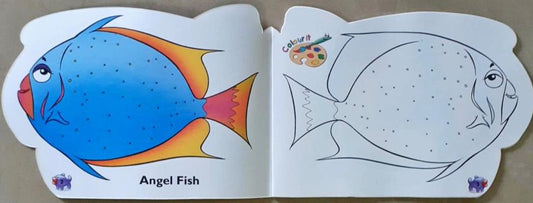 Fish - Funky Copy Colouring