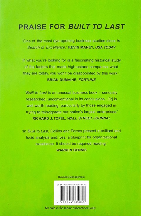 Built to Last Successful Habits of Visionary Companies