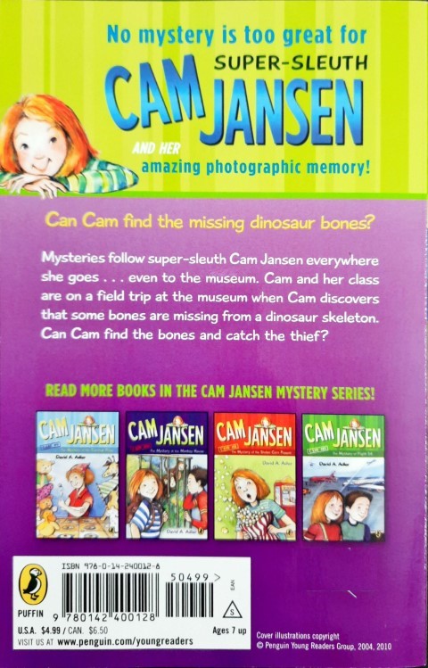 Cam Jansen 3 The Mystery Of The Dinosaur Bones