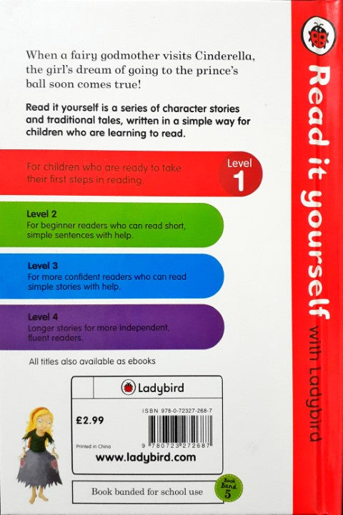 Read It Yourself With Ladybird Level 1 : Cinderella (P)