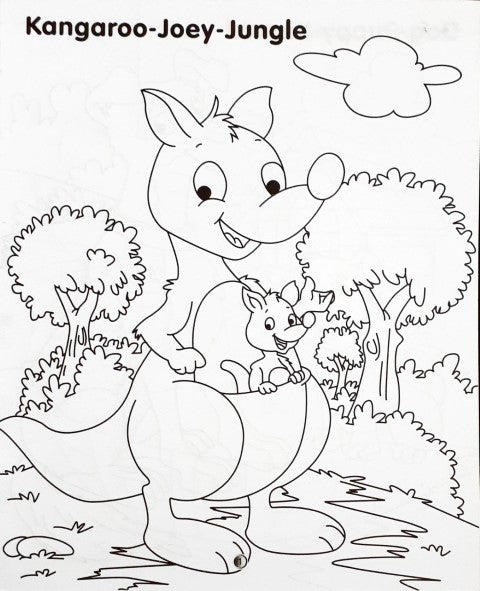 Colour And Learn Animal Babies And Homes