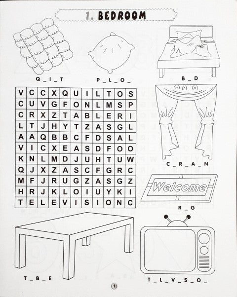 Colour And Learn Crossword