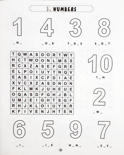 Colour And Learn Crossword