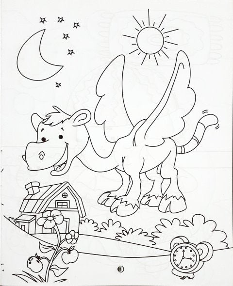 Colour And Learn What Is Wrong