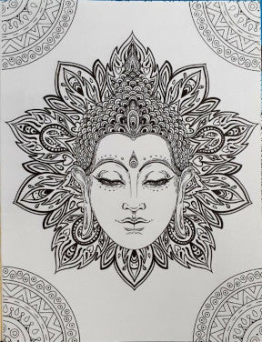 Colouring Book for Adult Mandala