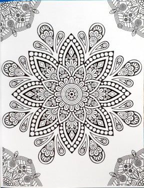 Colouring Book for Adult Mandala