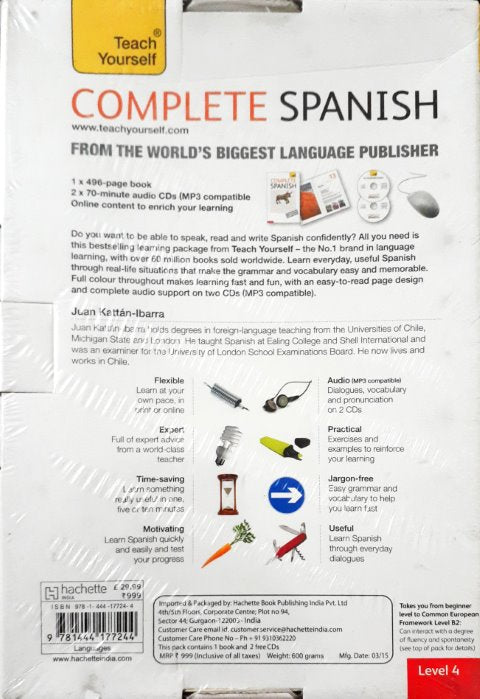 Teach Yourself Complete Spanish From Beginner To Level 4 with 2 Audio CDs