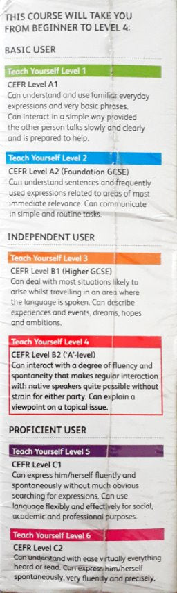 Teach Yourself Complete Spanish From Beginner To Level 4 with 2 Audio CDs