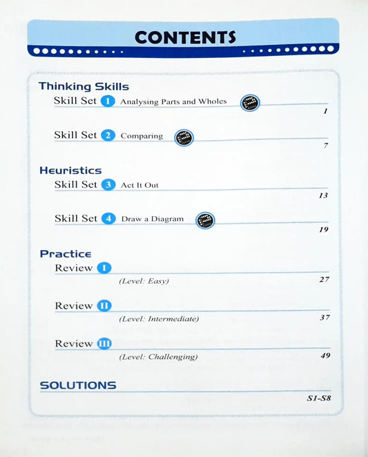 SAP Conquer Thinking Skills & Heuristics Workbook 1