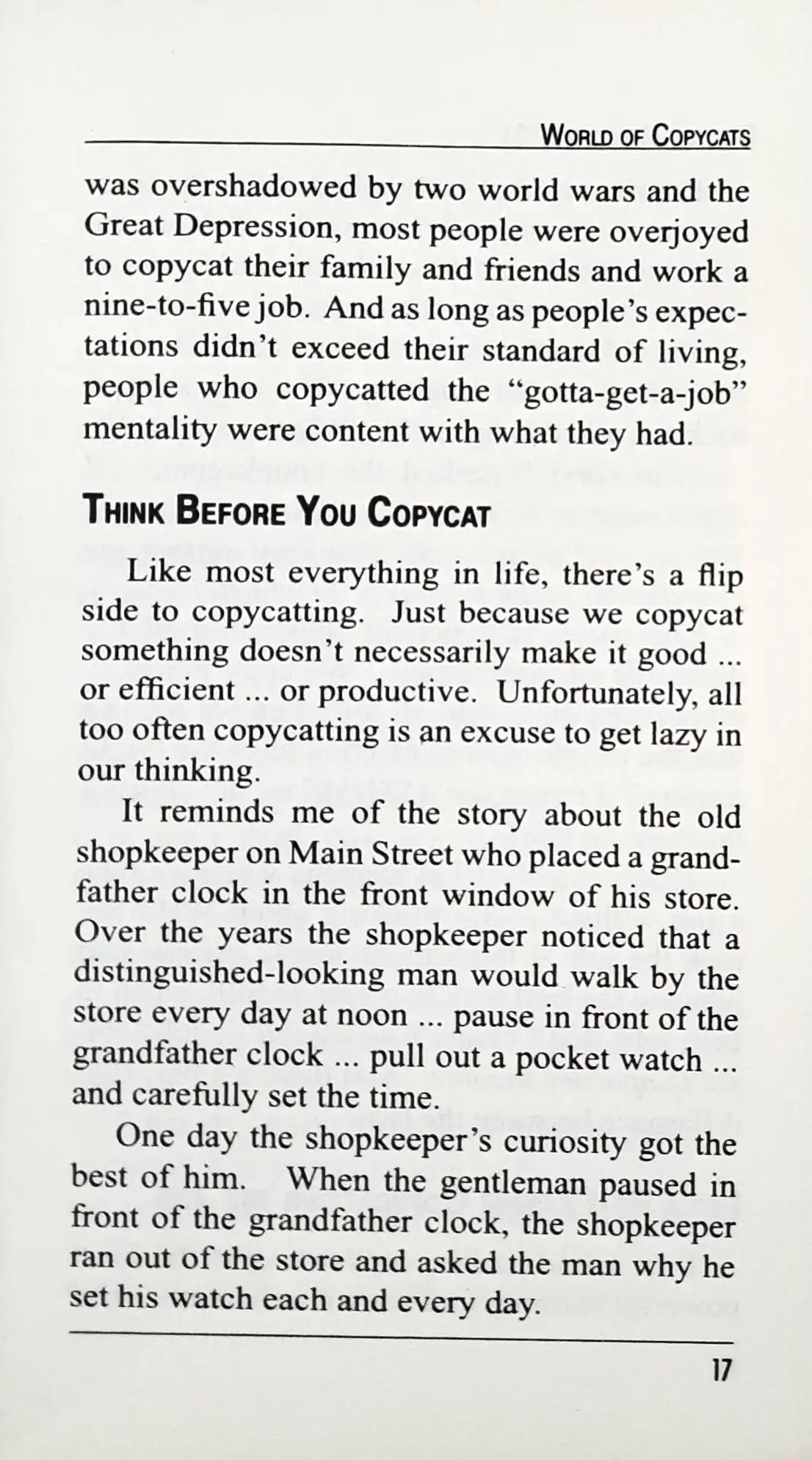 Copycat Marketing 101