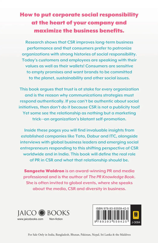 Corporate Social Responsibility Is Not Public Relations