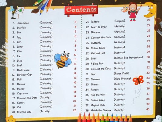 Creative Strokes B Drawing Colouring And Activity