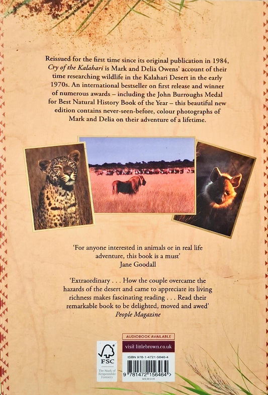 Cry of the Kalahari | Hardcover