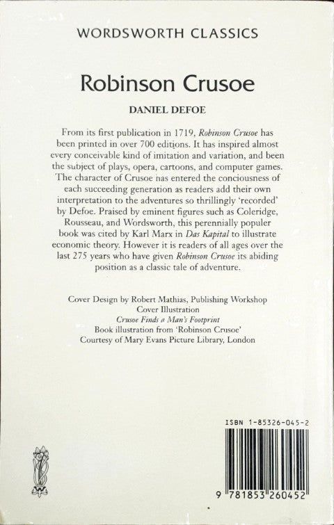 Robinson Crusoe - Unabridged (Wordsworth Classics)