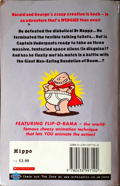 Captain Underpants (#3) And The Invasion Of The Incredibly Naughty Cafeteria Ladies From Outer Space (P)