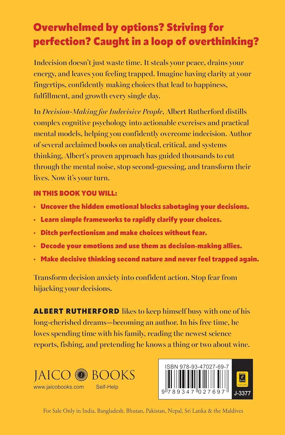 Decision-Making for Indecisive People