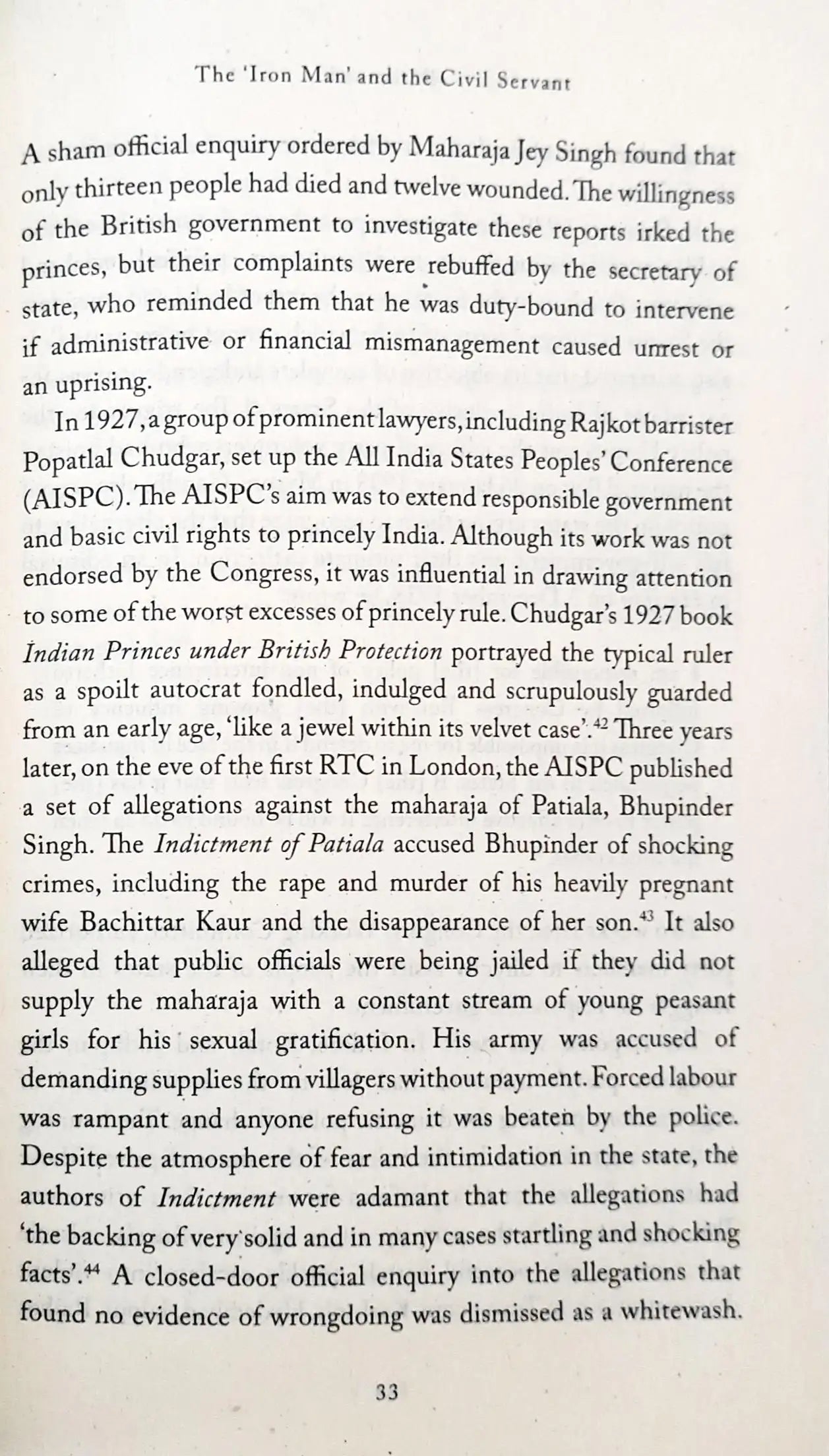 Dethroned : Patel, Menon and The Integration of Princely India