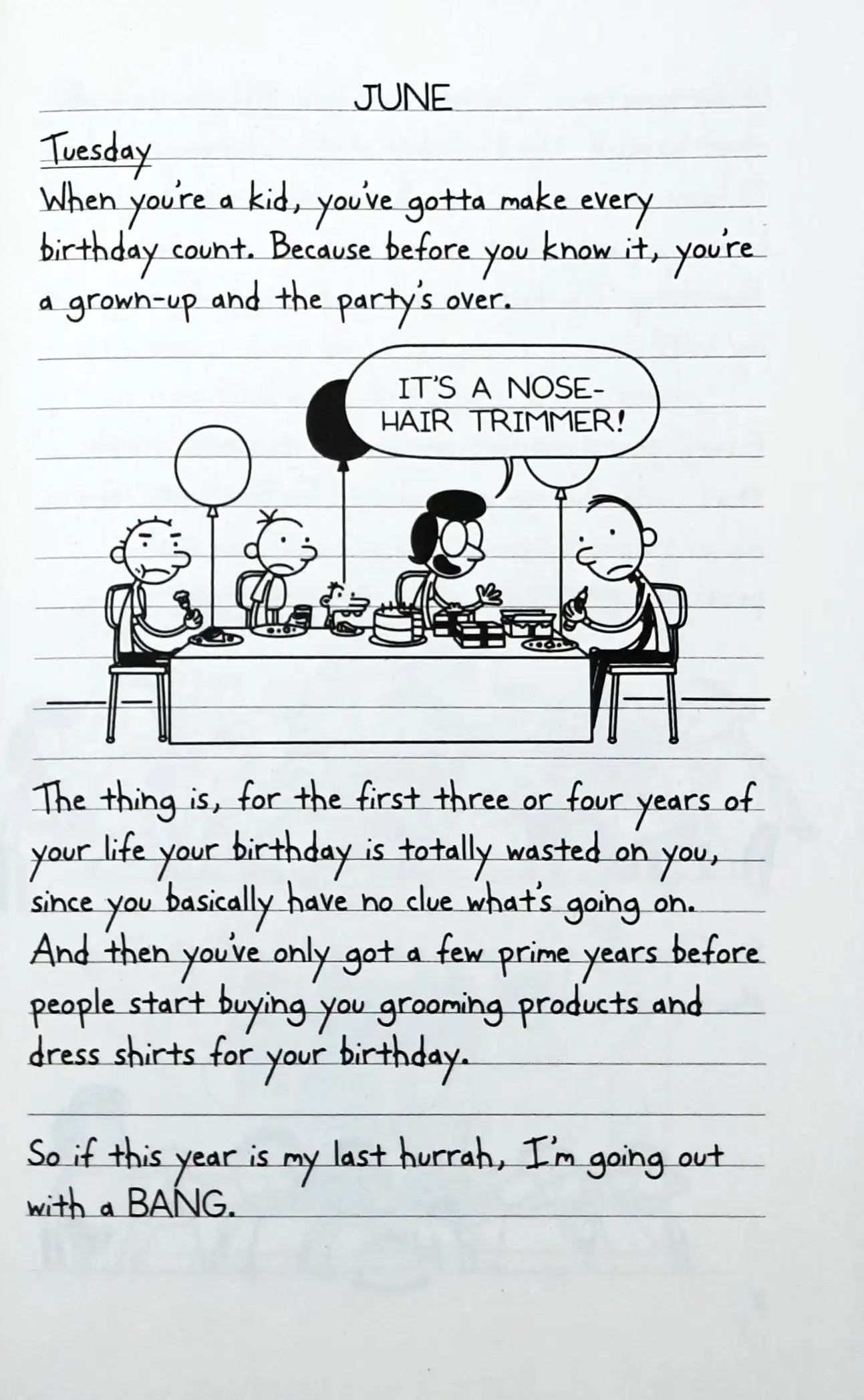 Partypooper : Diary of a Wimpy Kid #20