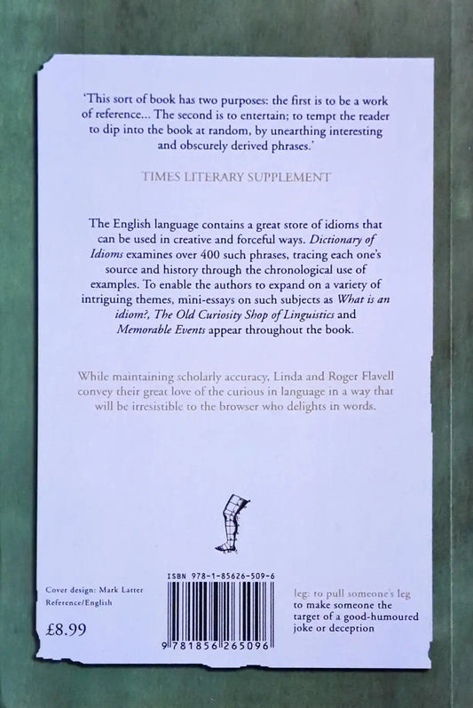 Dictionary of Idioms and Their Origins