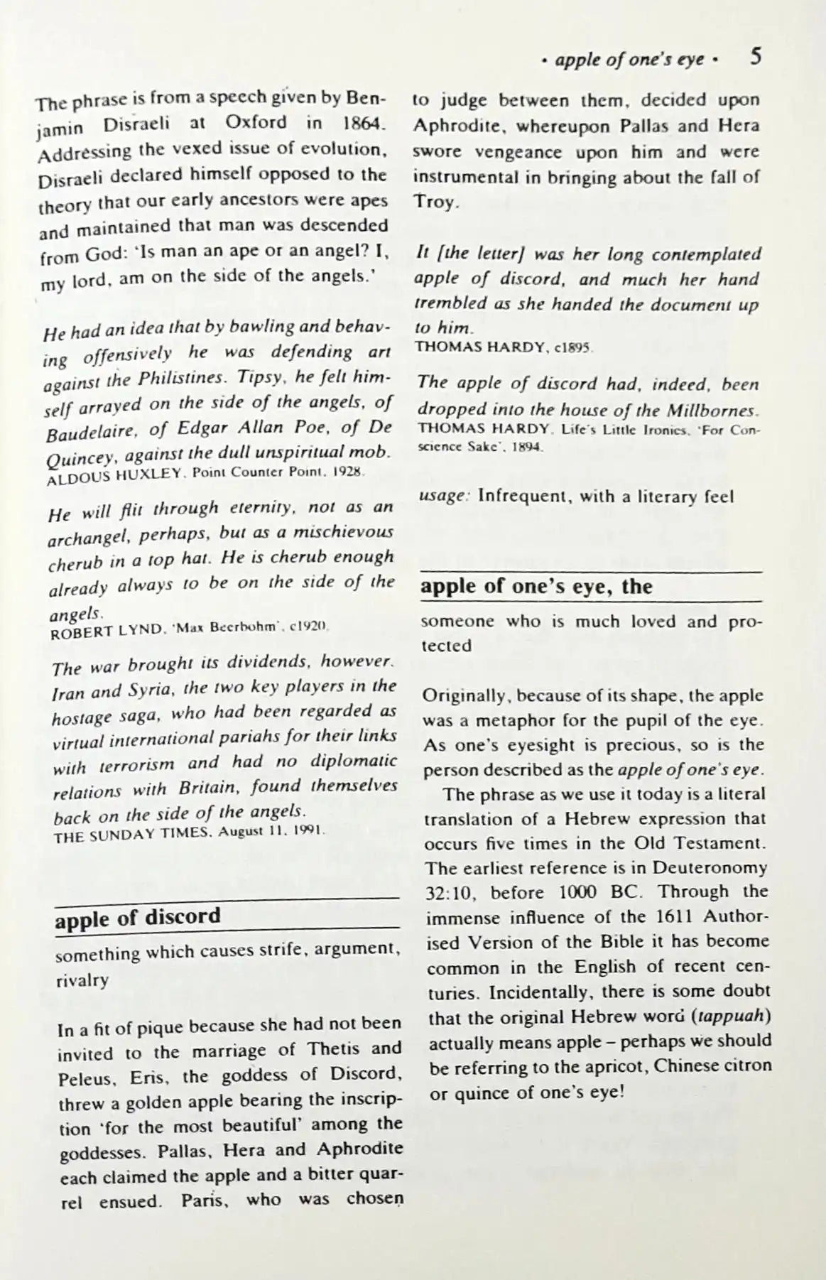 Dictionary of Idioms and Their Origins