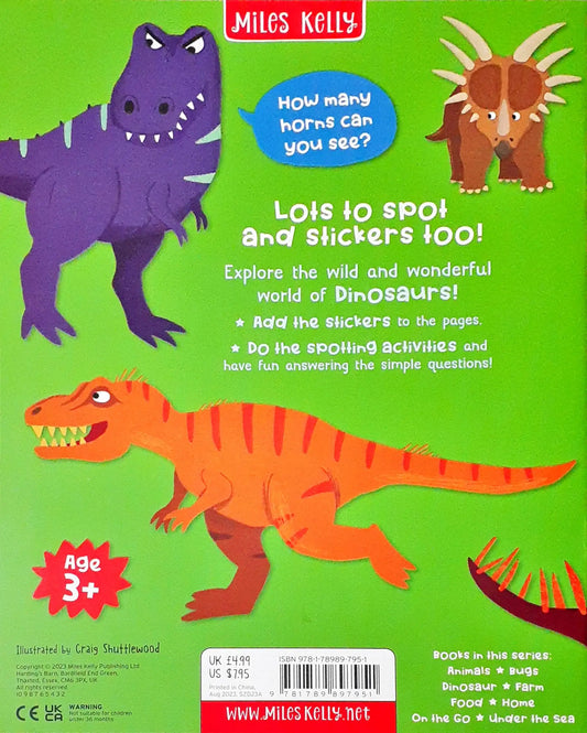 Dinosaur Sticker Book