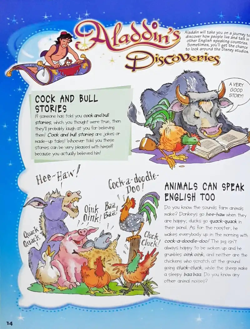 Disney Magic English #22 to #25 : Set of 4 Books with interactive DVDs (P)