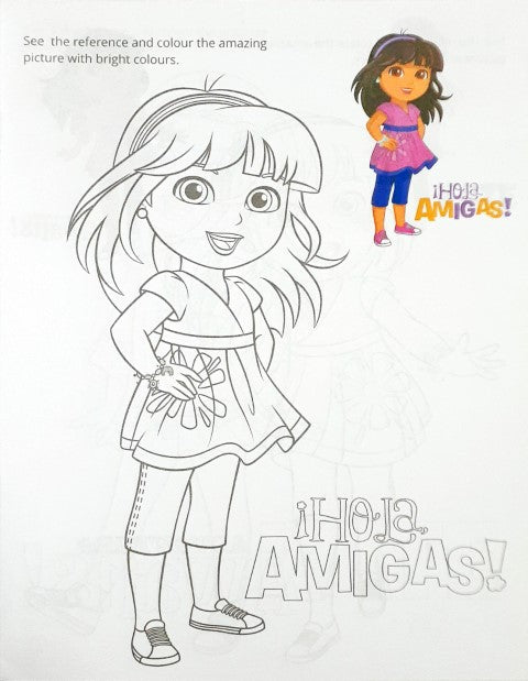 Nickelodeon Dora and Friends Copy Colouring - 9789388199353