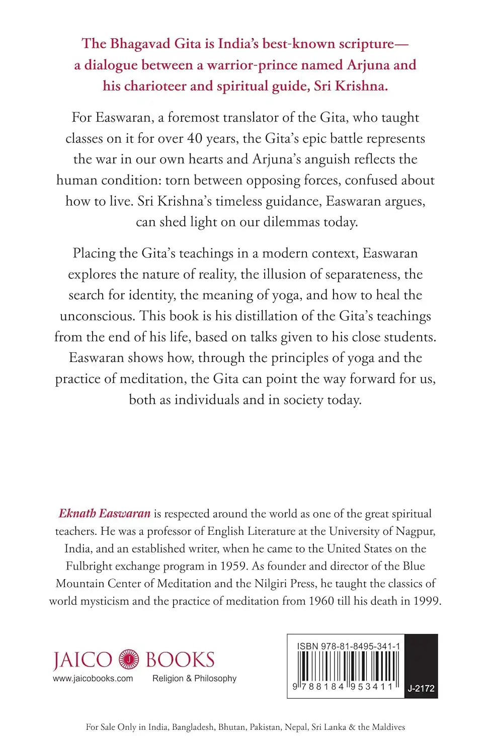 Essence Of The Bhagavad Gita