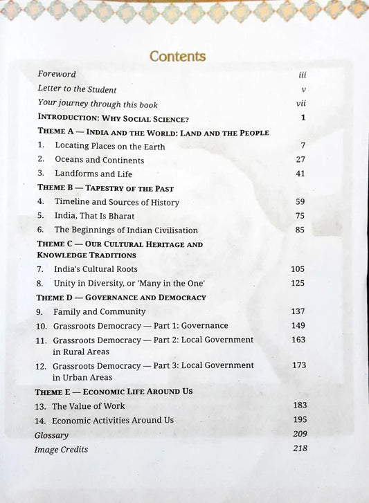 NCERT Social Science Textbook Grade 6 : Exploring Society Indian and Beyond