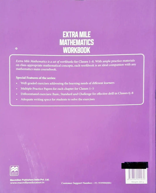 Extra Mile Mathematics Workbook Class 5
