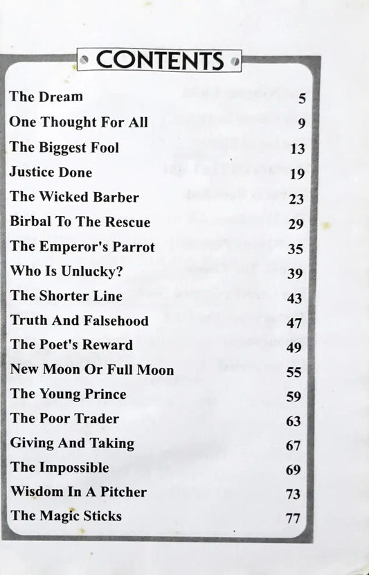 Famous Tales of Akbar and Birbal (P)