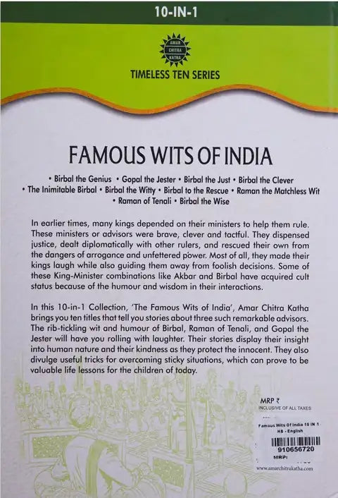 Famous Wits Of India 10-in-1 : Amar Chitra Katha Vol. T10-6